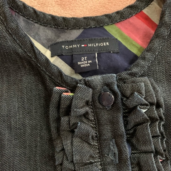 Girls Tommy Hilfiger Denim Dress - Picture 3 of 3